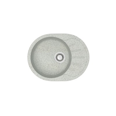 12777 Мойка матовая Модель 10/Q10 (светло-серый) Карельский камень